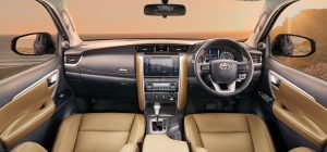 toyota fortuner Interior and Features
